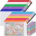 JARLINK A4 Mesh Zipper Pouch Bags, 36 Pcs Waterproof Zipper Pouch Bags - style: 36pcs