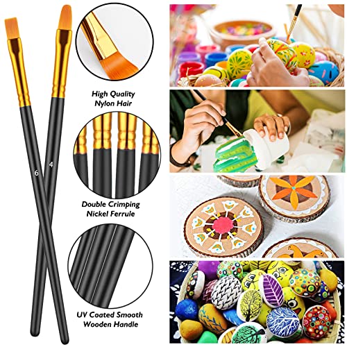 Artstorys Paint Brushes Set, 20 Pcs Acrylic Oil Watercolor Painting Brushes - color: Black,blue