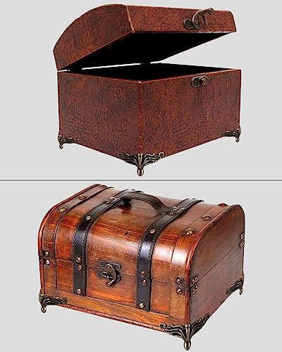 24 PCS Antique Brass Box Legs Feet for Wood Jewelry Trinkets Storage Chest - color: Bronze(24 Pack）