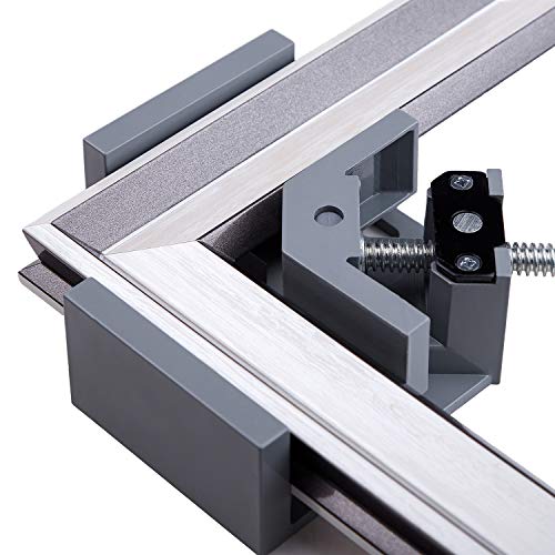 2pcs Corner Clamp - Right Angle 90 Degree Wood Clamps For Woodworking, With Adjustable Swing Jaw Aluminum Alloy Frame, For Welding, DIY Woodworking - style: 2pcs