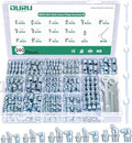 OURU 240PCS Grease Fittings Assortment Kit, SAE & Metric with Wrench Kit - size: 240