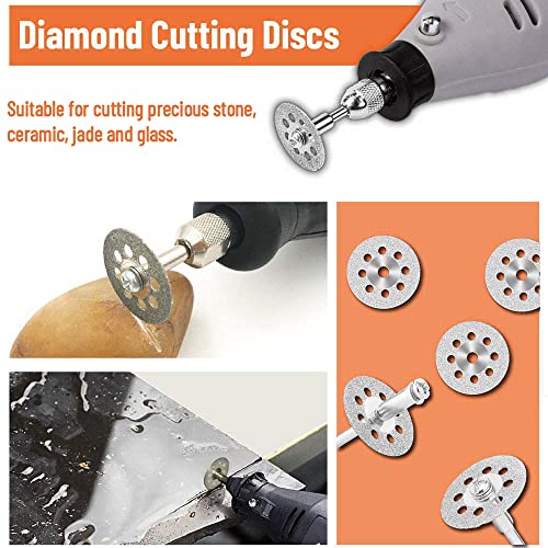 shengbenhao 52Pcs Cutting Discs Set Compatible with Dremel Rotary Tool