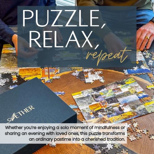 A Symphony of Blooms Fine Art Puzzle, Premium 1000 Piece Jigsaw Puzzle for Adults, Glare-Free, Soft-Touch Puzzles, Made in USA, 26.6" x 19.25" - color: Van Gogh: a Symphony of Blooms