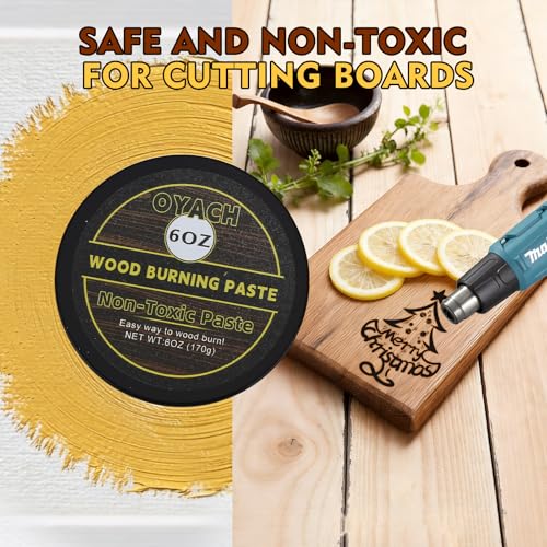 6oz Wood Burning Paste Gel Kit (19pcs), Scorch Burning Marker Tool