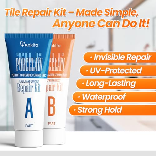 Tile Repair Kit Pure White, Floor Ceramic & Porcelain Tile Chip Repair Kit - color: No.12 Pure White