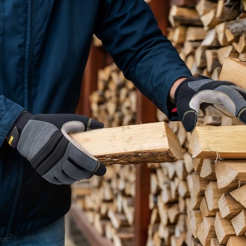 KAYGO Insulated Mechanic Work Gloves, Winter Thermal, KG127W - color: Gray(thermal), size: X-Large