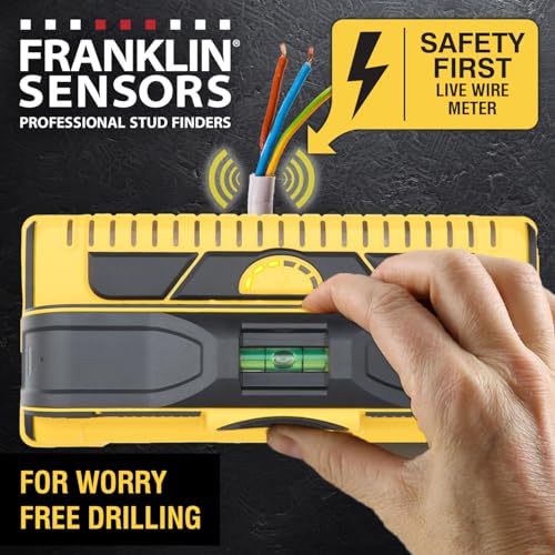 Franklin Sensors ProSensor M210 13-Sensor Stud Finder, Live Wire Detection - color: yellow