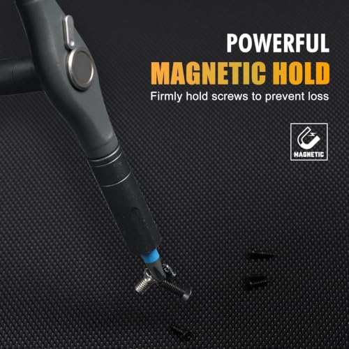 X-STEEL 42 in 1 Ratchet Screwdriver Set,T Handle Magnetic Screwdriver Sets | S2 Multi Bit Ratcheting Screwdriver Kits with Storage Case Repair Tool Kit for Gifts,Furniture,Computer,Bicycle and DIY - size: 42PCS