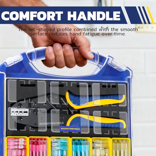 haisstronica 320PCS Heat Shrink Wire Connectors Set, 9" Wire Crimper - size: 320 PCS