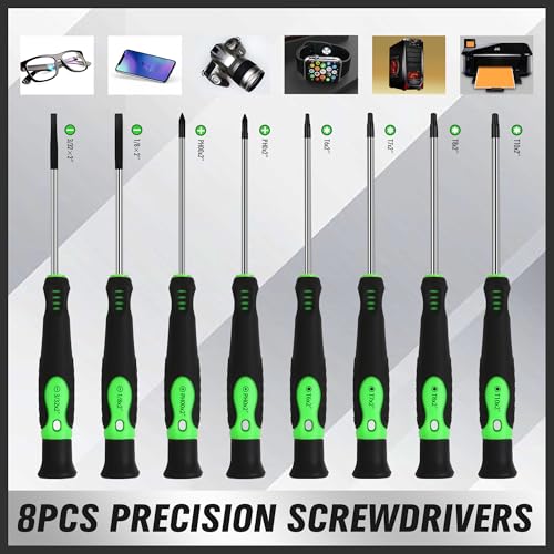 118-Piece Magnetic Screwdriver Set with Plastic Racking, Precision Screwdrivers, Magnetizer, Demagnetizer, Nut Drivers, Ratchet Handles, Allen Keys, Sockets & More - DIY Tools & Gift for Men - style: Durable