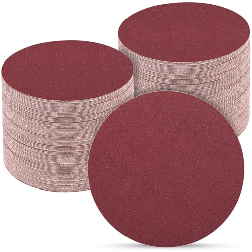 100PCS 5 Inch Sanding Discs 240 Grit Sandpaper for Orbital Sander - style: Aluminum oxide-No Hole