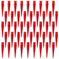 Bokon 45Pcs Stripped Screw Hole Repair Kit, #2-#16 Red Wood Screw Anchors - color: Red