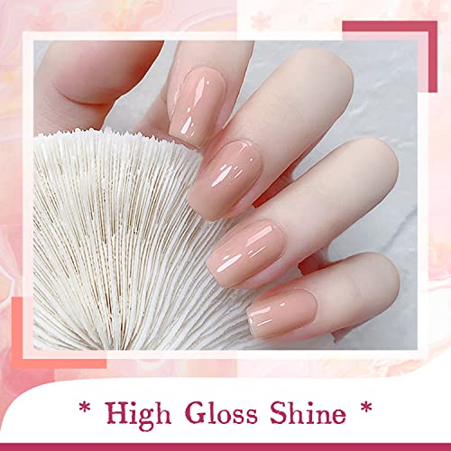JODSONE Gel Nail Polish Kit with U V Light 36 PCS Classic Black and White Nude and Blue Purple Gel Polish Set with Manicure Tools Suitable for All Sea - color: 32KIT 1G 01-A