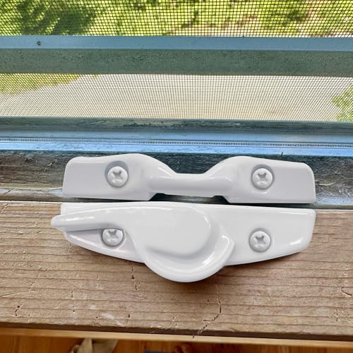 Zinc Sash Lock and Keeper fit for Andersen Sash Lock & Keeper 1968 to Present (White) - color: White