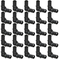 25pcs 1/2" Poly PPSU Barb Crimp PEX Elbow Fittings, No Lead - size: 1/2" Elbow, 25pcs