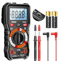ANENG Multimeter with Case,Volt Amp Meter with Backlit LCD,NCV,Flashlight - color: Rubberized Black