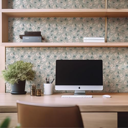 Main Street Peel and Stick Wallpaper Sheets, Floral Sprinkles, 12-Pack - style: Floral Sprinkles
