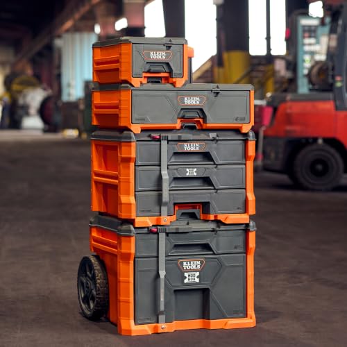 Klein Tools 54844MB MODbox Compact Single Drawer Box Full Width, Tool Storage Drawer with Ball Bearing Slides, Dividers Included, PVC Foam Mat - size: Compact Full Width