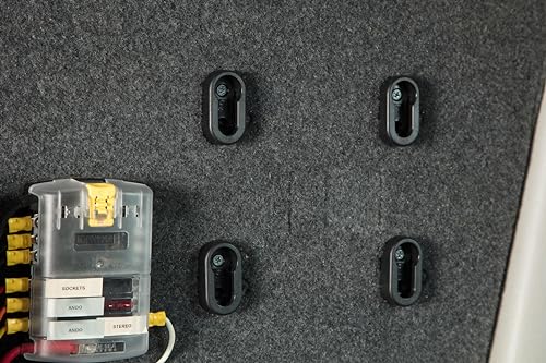 48 Tools The Original Universal Charger Mounts - Wall-Mounted, Portable Charging Solution for Power Tool Chargers Suit Milwaukee, Makita, DeWalt and More