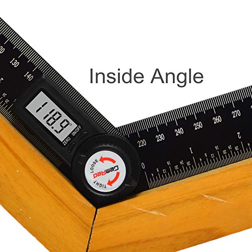 GemRed 82305 Aluminum Digital Angle Finder Protractor