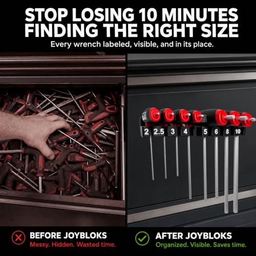 Magnetic T-Handle Allen Wrench Holder