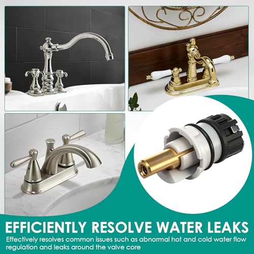 8 Pcs RP25513 Faucet Stem Replacement Compatible with Delta 2 Handle Faucet