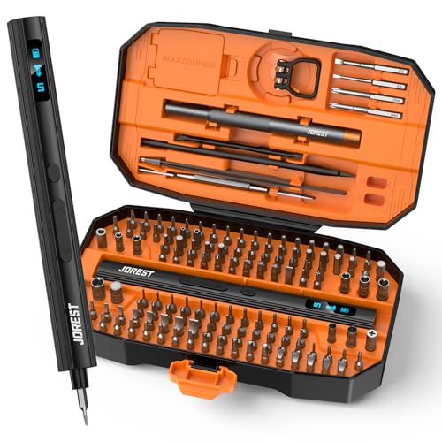 JOREST 155 in 1 Mini Electric Screwdriver, Precision Power Screwdriver Set - style: 155 in 1 Electric