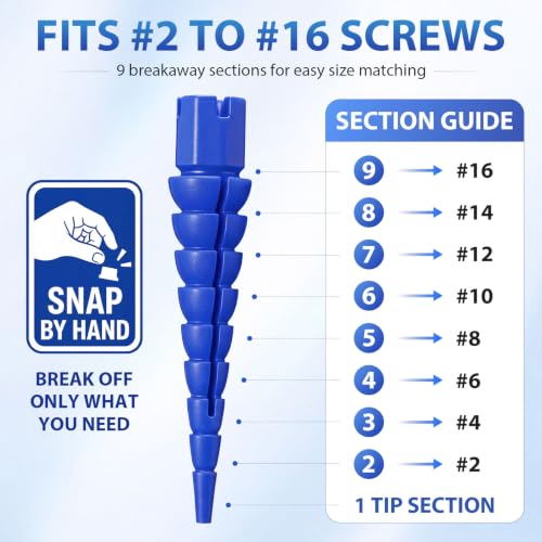 Bokon 45 Pcs Wood Anchor, Stripped Screw Hole Repair Kit,Multicolor