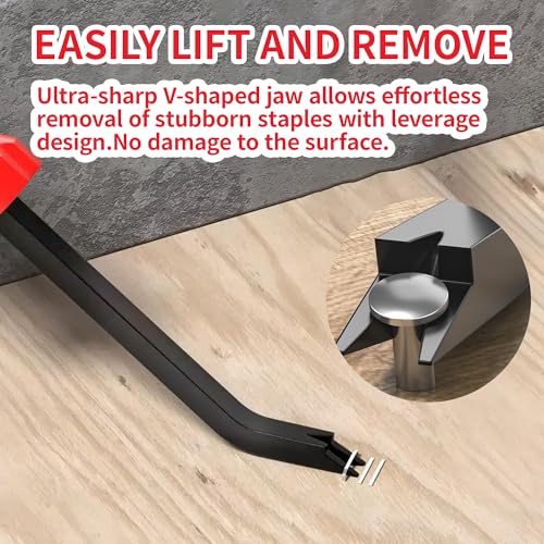 Staple Remover Heavy Duty Upholstery Stapler Remover Tool Staple Puller Lifter Tool for Carpet, Wood, Floor, Construction, Furniture
