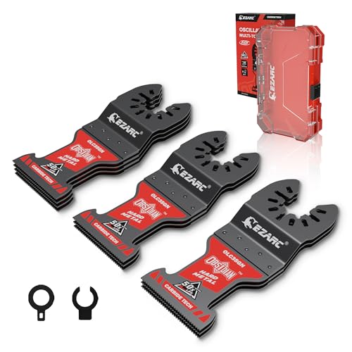 EZARC Obsidian Carbide Oscillating Saw Blades for Hard Metal, 10-Pack - size: 10 PCS