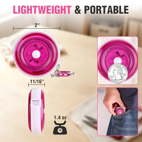 WORKPRO Soft Tape Measure, 60'' Retractable Measuring Tape for Body, Pink - color: Pink