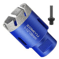 1-1/2" Diamond Hole Saw, Wet/Dry Diamond Core Bit for Tile Granite - size: 1-1/2"(38mm)