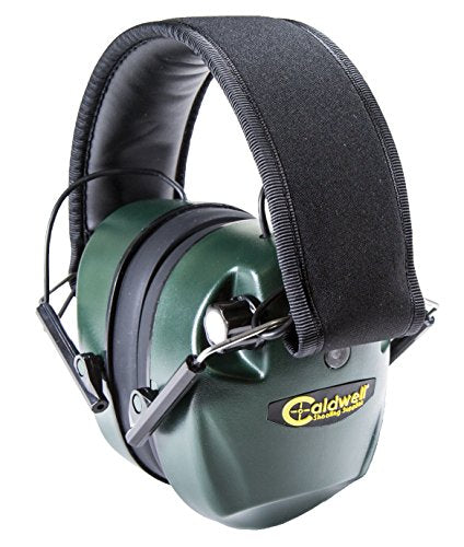 Caldwell E-Max Hearing Protection Earmuffs with Sound Amplification, Automatic Shut-Off, For Range and Target Shooting - style: Over the Ear