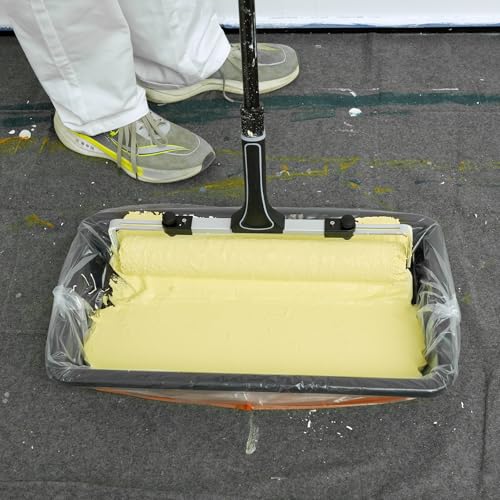 ROLLINGDOG 18 Inch Paint Tray Kit - color: 18" Paint Tray with Liners