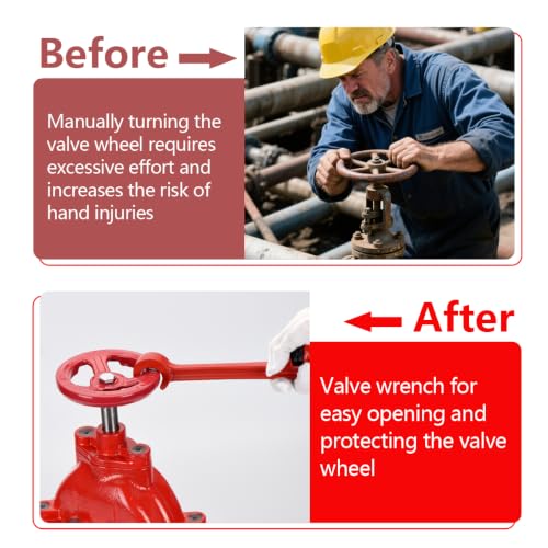 10" Double-Ended Valve Wrench 1/2" Opening & Pipe Wrench 1/8" - 1-1/2" - size: 10 Inches