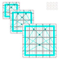 Quilting Rulers,3 Quilting Square Rulers(2.5",3.5", 5"),Quilting Squares - color: Blue