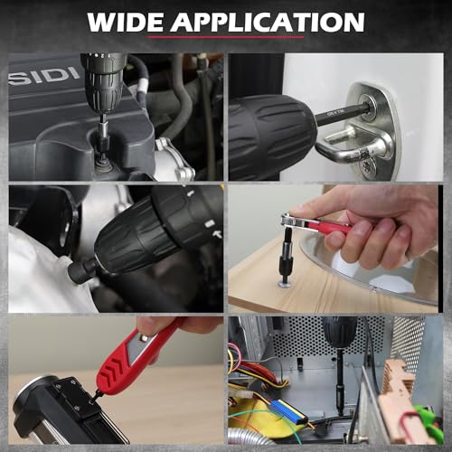 232-Piece Ultimate Screwdriver Bit Set, Cr-V Impact Driver Bit Set Includes Security Bits,Nut Driver, Ratchet Wrench and Bits Holder - color: 232 Pcs Impact Ready Set