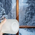 Window Weather Sealing Tape 3 Inch x 33 FT x 0.3 Mils Weather Stripping Residue-Free Clear Window Insulation Tape for Doors Windows and Shower Glass Gaps - size: 3 In * 33 FT * 7.87 Mils