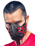 Sparthos High Altitude Training Mask, Running Breathing Mask - color: Red Camo
