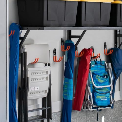 32-Pack Heavy Duty Wall Mount Garage Hooks - color: 32 Pack Orange