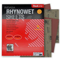 INDASA Rhynowet Red Line Wet Dry Sanding Sheets 9 x 11 Inch 240 Grit Waterproof Latex Backing Abrasive Paper for Wood Metal Automotive Surface Prep Pack of 50 - size: 240-Grit 9"x11"