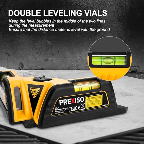 PREXISO Square Laser, 30Ft Flooring Laser Level, Tile Laser Line Projection