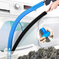 PetOde 2Pcs Dryer Vent Cleaner Kit Universal Vacuum Hose Attachment & Brush - color: Blue