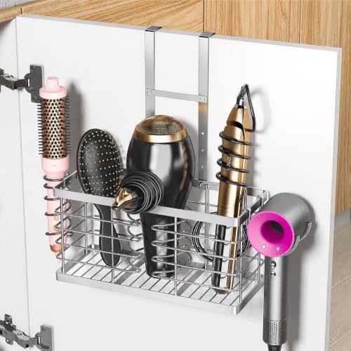 2026 Upgraded 3-in-1 Universal Hair Tool Organizer, XL Size, Sliver - color: XL-Silver