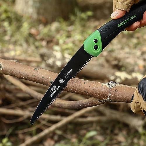 MOSSY OAK Folding Saw, 7 Inch Hand Saw with Pouch