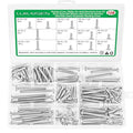 108 Pcs #8-32 Phillips Pan Head Machine Screws Kit, 304 SS | For Electrical Outlet, Switch Plate, Junction Box, Furniture Repair, 12 Sizes (1/4" To 2"), Clear Label Storage Box,Anti-Rust - size: SS 108Pcs #8-32（1/4" to 2" ） Pan