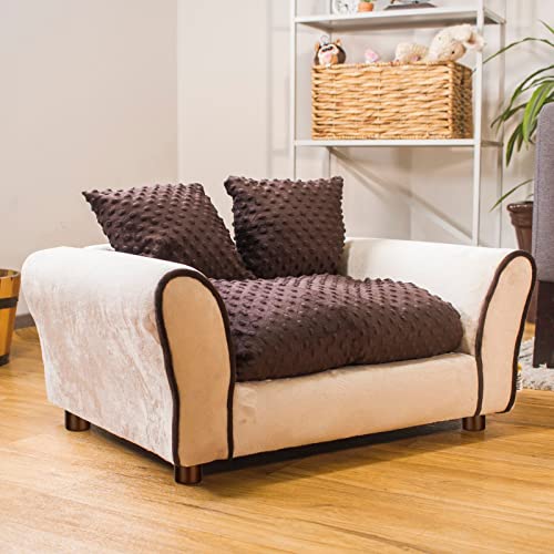 Maricome 2 Inch Wood Furniture Feet Set of 4 Predrilled M8 Bolt Mini Small Replacement Legs for Ottoman Dresser Chair Short Solid Column Modern - color: 2 Inch Walnut Column