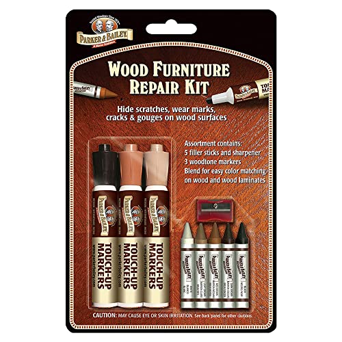 Parker & Bailey Wood Furniture Repair Kit, 3 Count