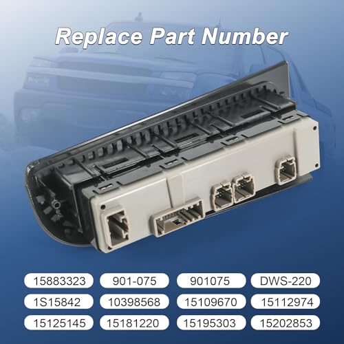 Master Power Window Switch Compatible with 2003-2007 Chevrolet GMC Cadillac - size: 15883323