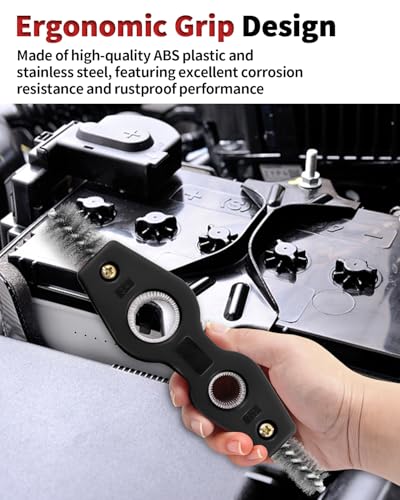 4-in-1 Copper Pipe Cleaner, Fits 1/2", 5/8", 3/4" & 7/8" Pipes, Stainless Steel Inner & Outer Thread Brush for Plumbing, Brazing, Soldering - color: Black
